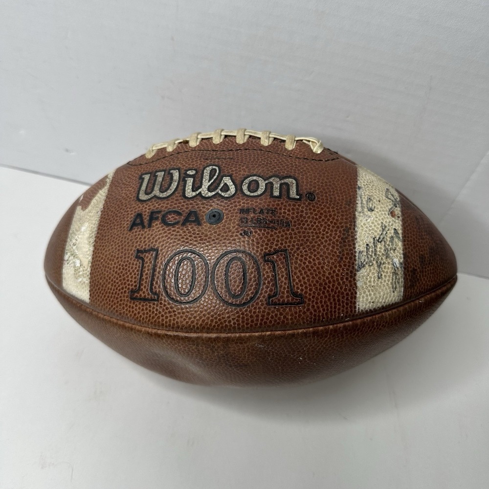 Wilson AFCA 1001 Tennessee Volunteers Team Issued Peyton Manning Signed Football